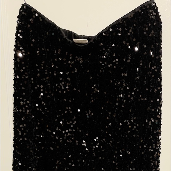 SHEIN… black sequin pants, size L - Picture 1 of 8